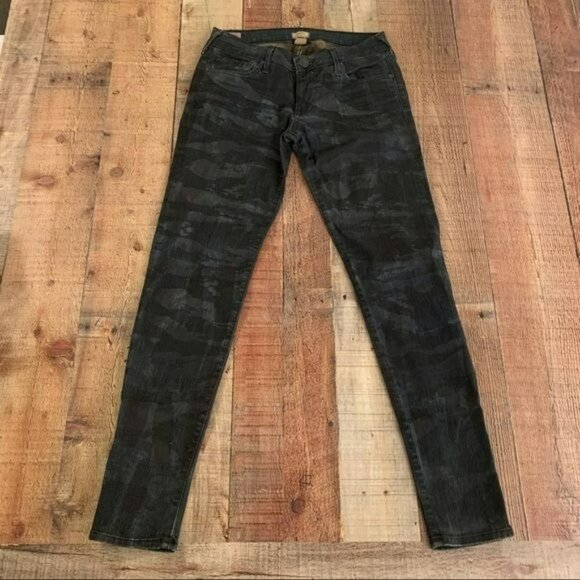True Religion Denim - True religion womens Casey low rise super skinny camo jeans - 27